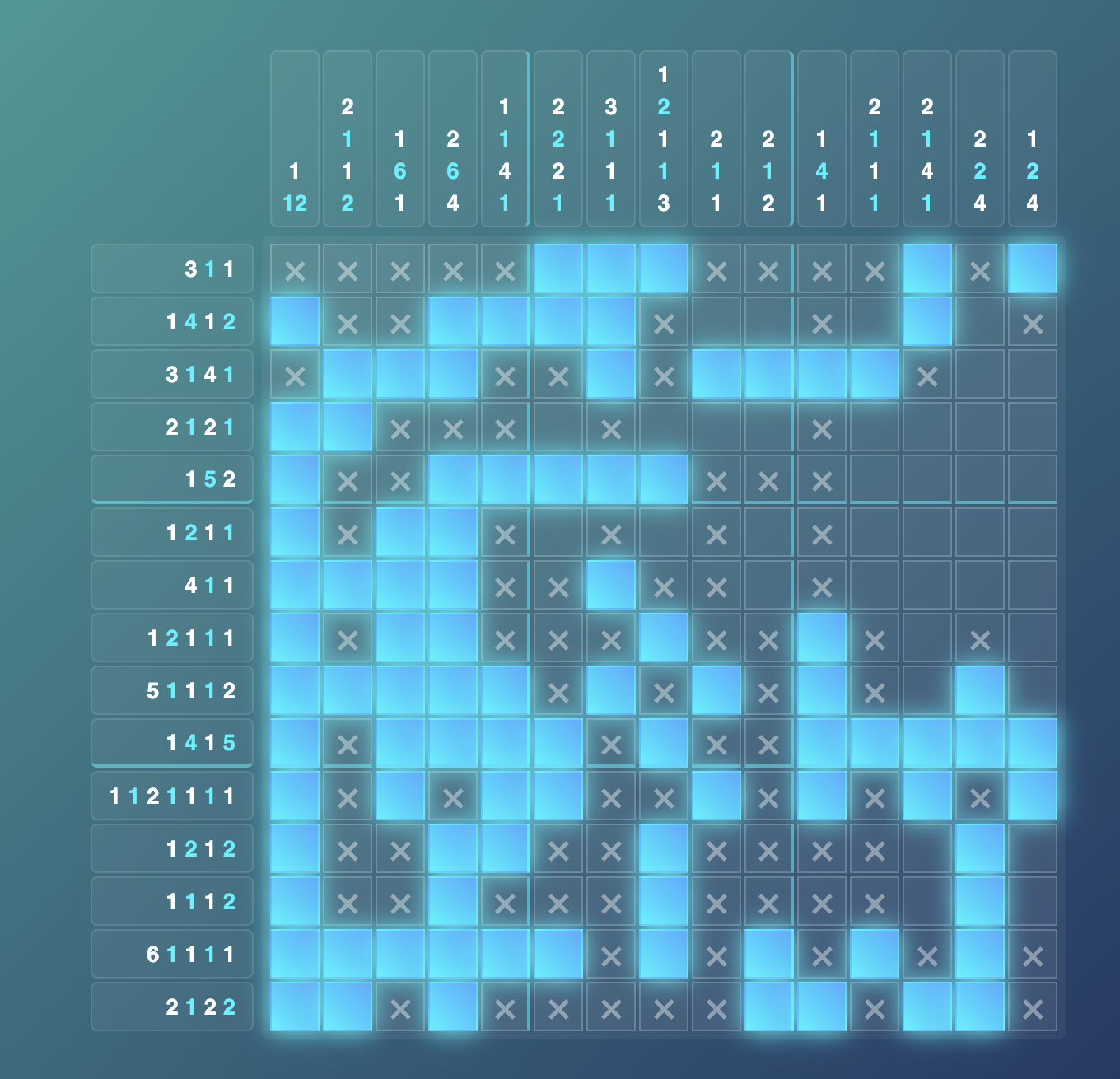 Nonograms Application Screenshot